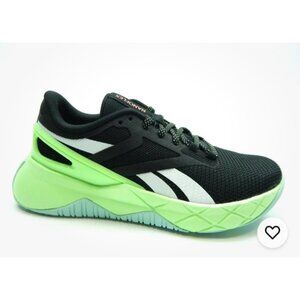 NWOB Reebok Women's Athletic Work Shoe Nanoflex Black and Seafoam Green Size 7.5